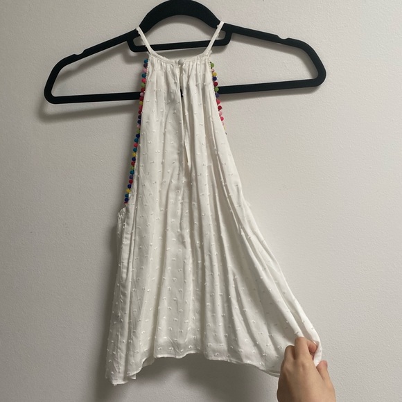 Pacsun Swiss Dot Beaded Halter Top - Picture 4 of 5